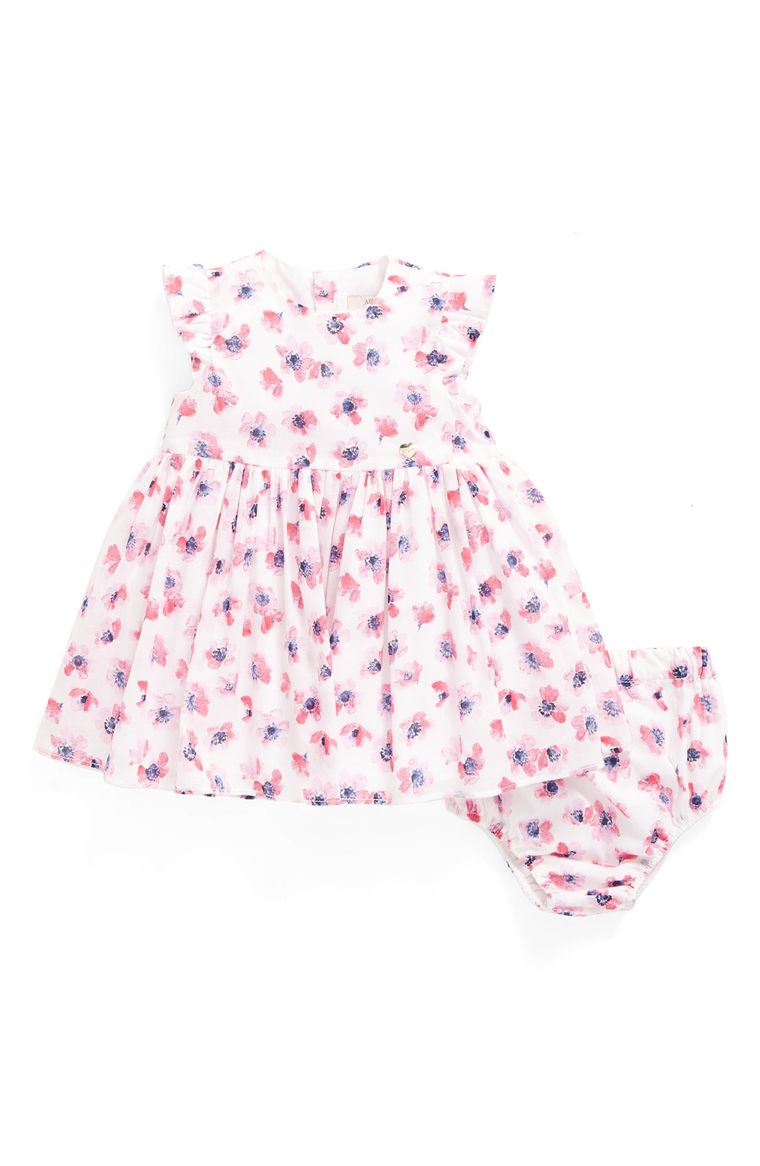 Armani Junior Floral Print Dress (Baby Girls) Pink Multi easter dresses for baby girls 2017 style
