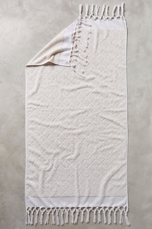 Atessa Towel Collection Ivory Anthropologie presidents day sale