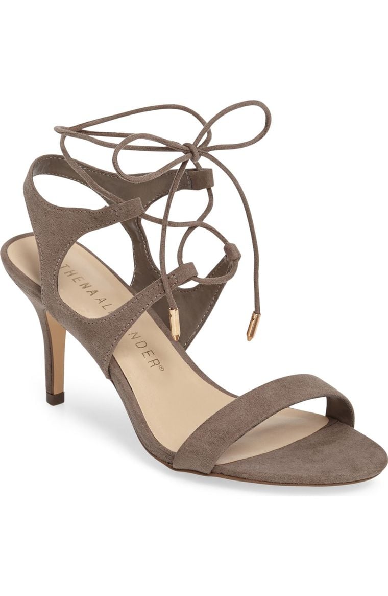 Athena Alexander Shalamar Sandal (Women) Grey Faux Suede Nordstrom winter sale
