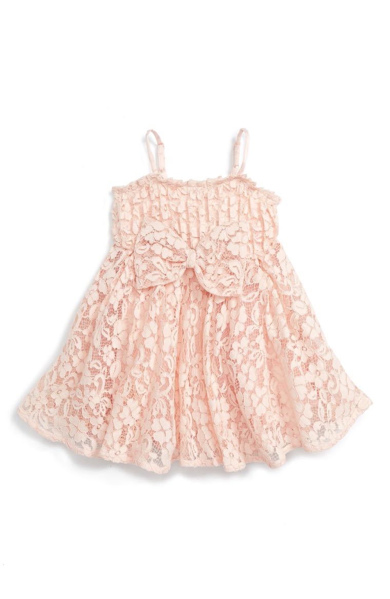 Bardot Junior Starlet Lace Dress (Baby Girls) Dusty Pink easter dresses for baby girls 2017 style 