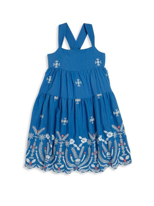 Billieblush Toddler's, Little Girl's & Girl's Sleeveless Eyelet Dress easter dresses for toddler girls 2017 style