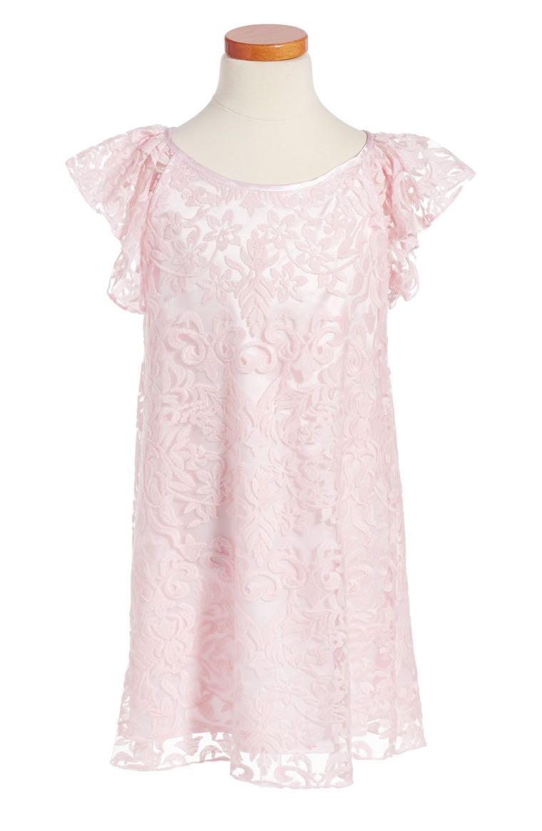 Biscotti Fairest of All Ruffle Sleeve Dress (Toddler Girls, Little Girls & Big Girls) Pink easter dresses for toddler girls 2017 style
