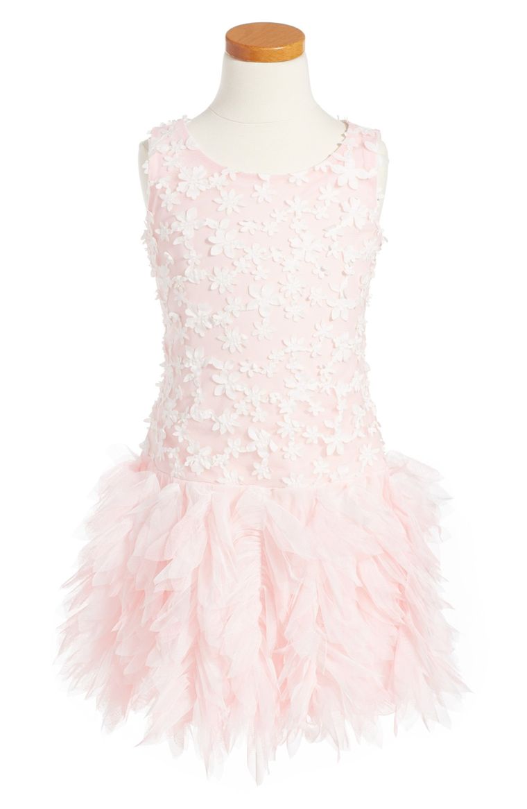 Biscotti Sleeveless Tulle Dress (Little Girls & Big Girls) Pink easter dresses for toddler girls 2017 style