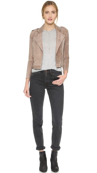 Capulet Suede Moto Jacket Cinder suede moto jackets spring 2017