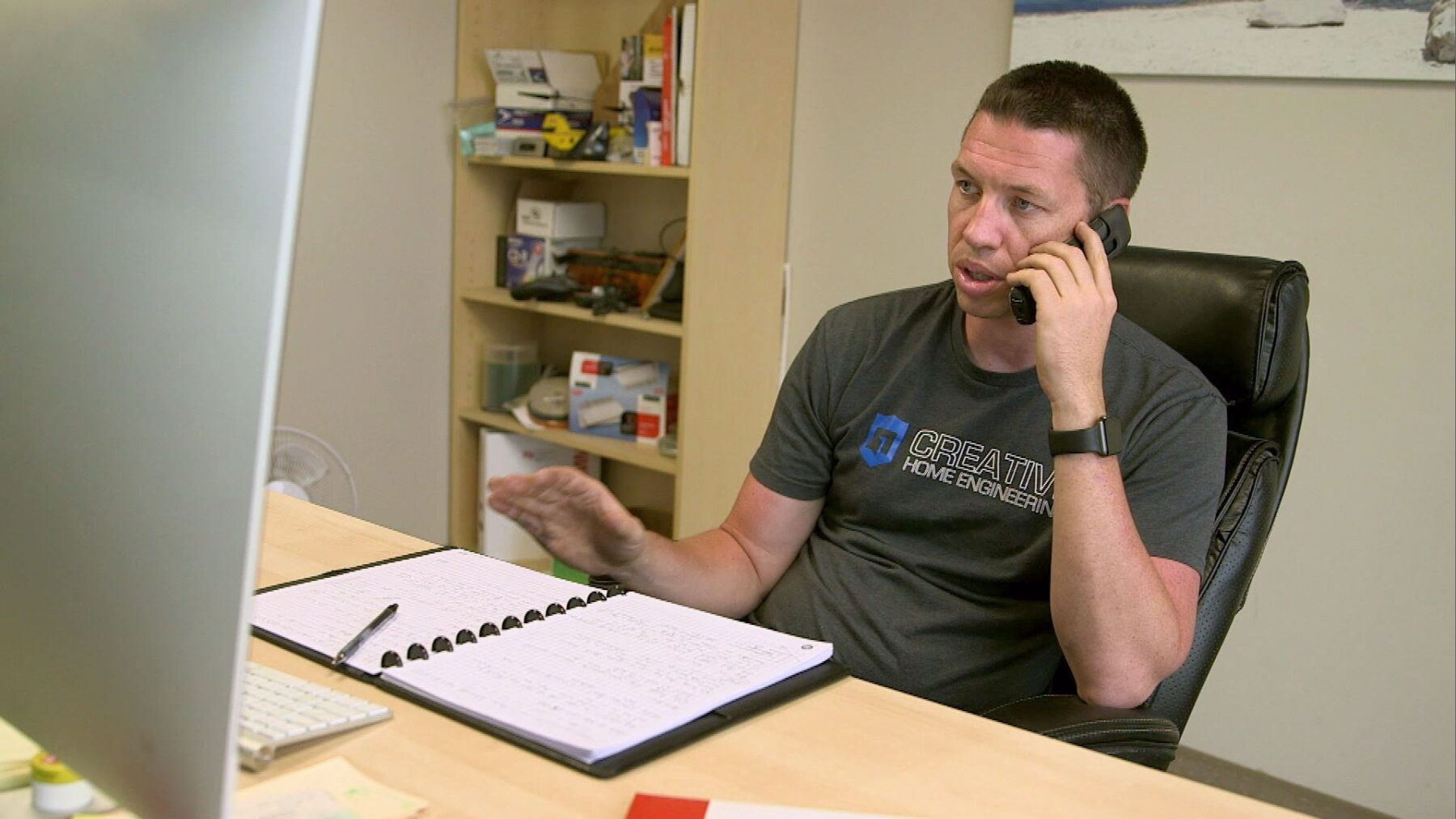 See Creative Home Engineering founder and president Steve Humble talk about his secret door on the season finale of CNBC's hit show "Blue Collar Millionaires" on Wednesday, February 22, 2017.