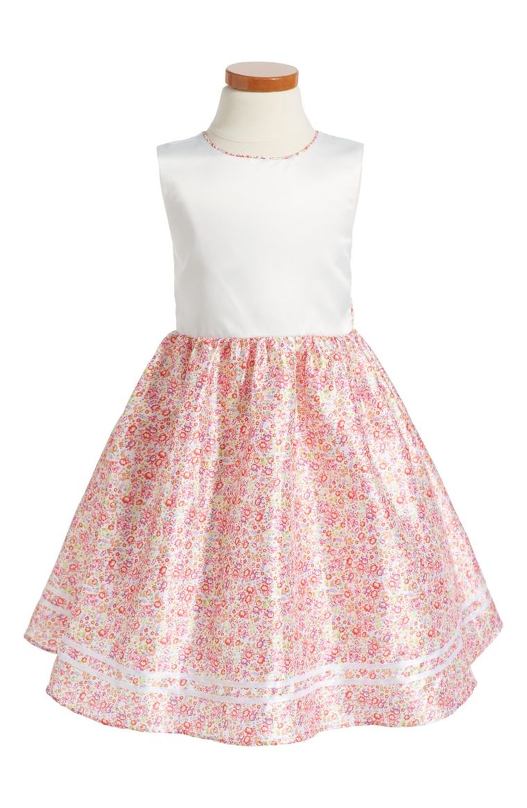 Dorissa Heather Fit & Flare Dress (Toddler Girls, Little Girls & Big Girls) Pink Multi Floral Print easter dresses for toddler girls 2017 style