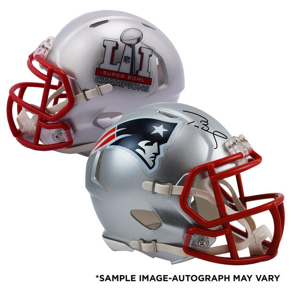 Fanatics Authentic Tom Brady New England Patriots Autographed Riddell Super Bowl LI Champions Speed Pro-Line Helmet - TRISTAR