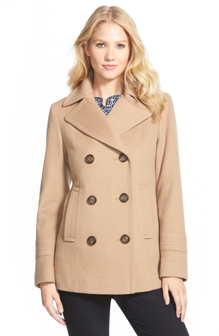 Fleurette Wool Peacoat (Nordstrom Exclusive) Camel 2017 Nordstrom winter sale