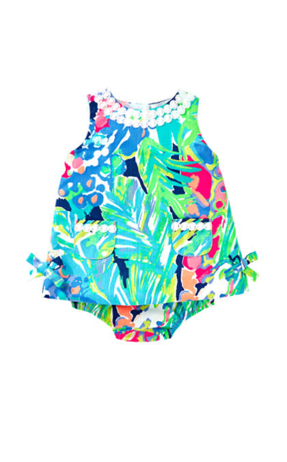 Lilly Pulitzer BABY LILLY SHIFT DRESS Multi Purrfect easter dresses for baby girls 2017 style