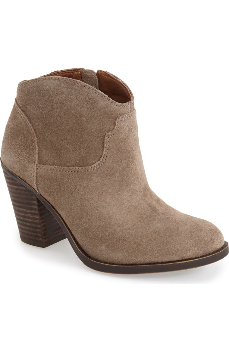 Lucky Brand 'Eller' Bootie (Women) Brindle Oiled Suede 2017 Nordstrom winter sale
