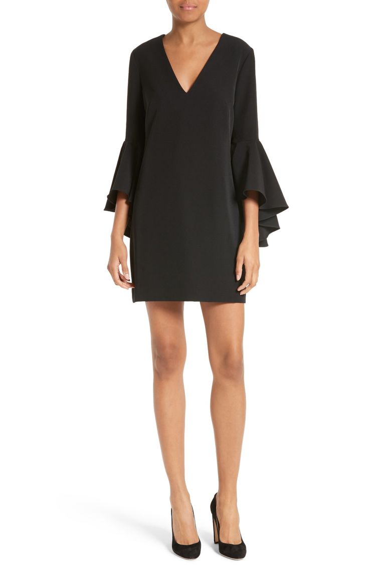 Milly Nicole Bell Sleeve Dress Black bell sleeve dresses 