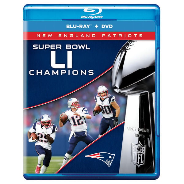 New England Patriots Super Bowl LI Champions Commemorative DVD/Blu-Ray Combo Pack