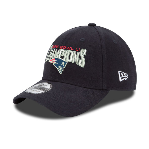 New Era New England Patriots Navy Super Bowl LI Champions 39THIRTY Flex Hat