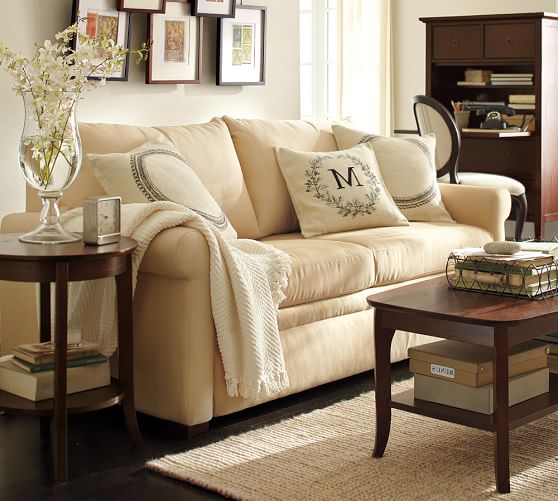 PB DELUXE UPHOLSTERED SLEEPER SOFA pottery barn upholstered sofas sale 