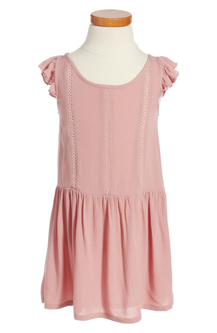 Peek Lara Cap Sleeve Dress (Toddler Girls, Little Girls & Big Girls) Pink easter dresses for toddler girls 2017 style