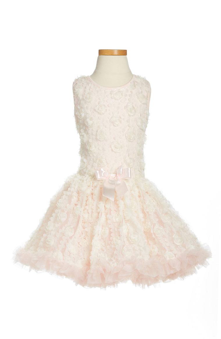 Popatu Sleeveless Tulle Dress (Toddler Girls & Little Girls) Pink easter dresses for toddler girls 2017 style