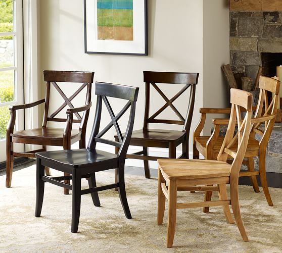 Pottery Barn AARON WOOD SEAT CHAIR pottery barn extra 20% furniture sale
