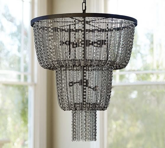 Pottery Barn ANISE CRYSTAL CHANDELIER pottery barn presidents day premier event sale