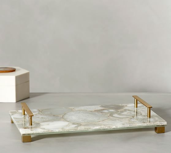 Pottery Barn ANTOINETTE AGATE TRAY pottery barn extra 20% furniture clearance sale