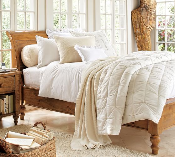 Pottery Barn ASHBY SLEIGH BED pottery barn extra 20% furniture clearance sale