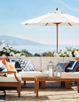 Pottery Barn BUILD YOUR OWN - HAMPSTEAD TEAK SECTIONAL COMPONENTS - HONEY