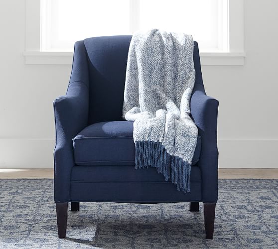 Pottery Barn HATTIE UPHOLSTERED ARMCHAIR pottery barn upholstered armchairs sale