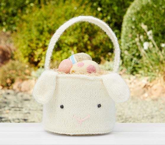 Pottery Barn Kids Baby's First Knit Easter Basket pottery barn kids easter baskets 