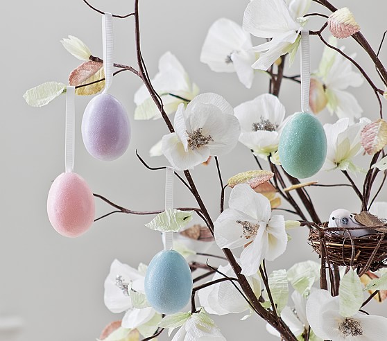 Pottery Barn Kids Hanging Easter Eggs Set pottery barn kids easter decor 