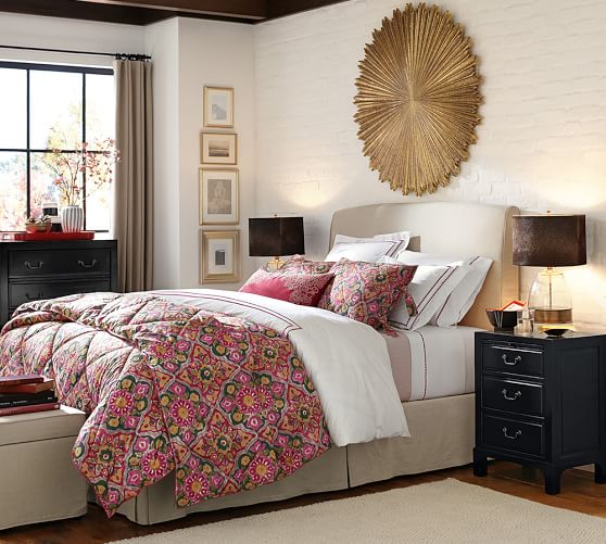  Pottery Barn LEWIS SLIPCOVERED HEADBOARD 2017 pottery barn presidents day premier event sale