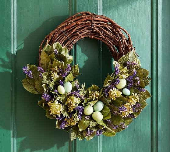 Pottery Barn LIVE GARDEN EASTER WREATH pottery barn friends and family sale