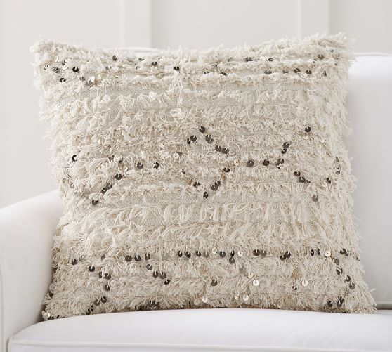 Pottery Barn MOROCCAN WEDDING BLANKET PILLOW COVER - NEUTRAL pottery barn friends and family sale