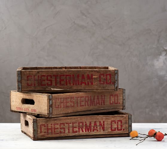 Pottery Barn PB FOUND SODA CRATE pottery barn extra 20% furniture clearance sale