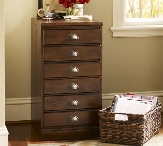 Pottery Barn PRINTER'S 2-DRAWER FILE CABINET pottery barn extra 20% furniture clearance sale