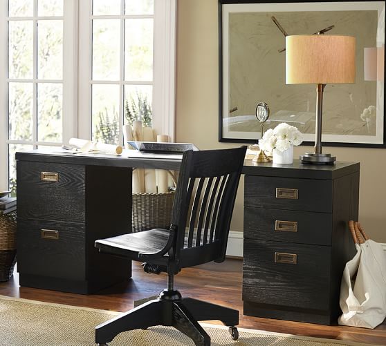 Pottery Barn REYNOLDS RECTANGULAR DESK SET pottery barn extra 20% furniture clearance sale