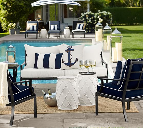 Pottery Barn RIVIERA SOFA pottery barn outdoor furniture sale