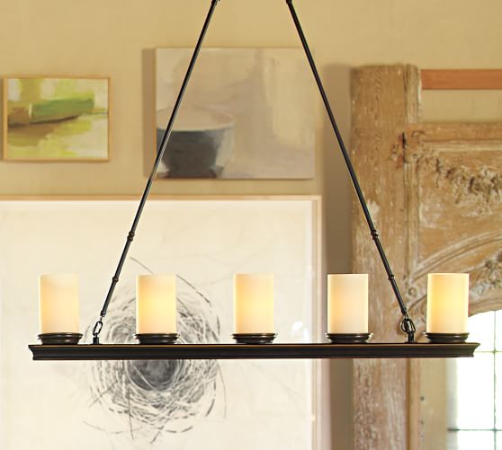 Pottery Barn VERANDA LINEAR CHANDELIER 2017 pottery barn presidents day premier event sale