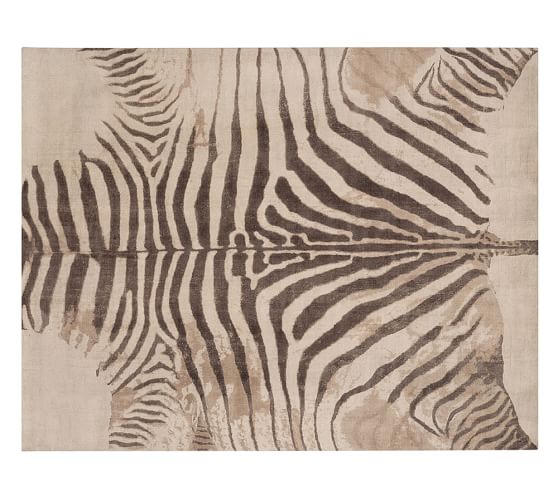 Pottery Barn ZEBRA PRINTED RUG pottery barn extra 20% furniture clearance sale