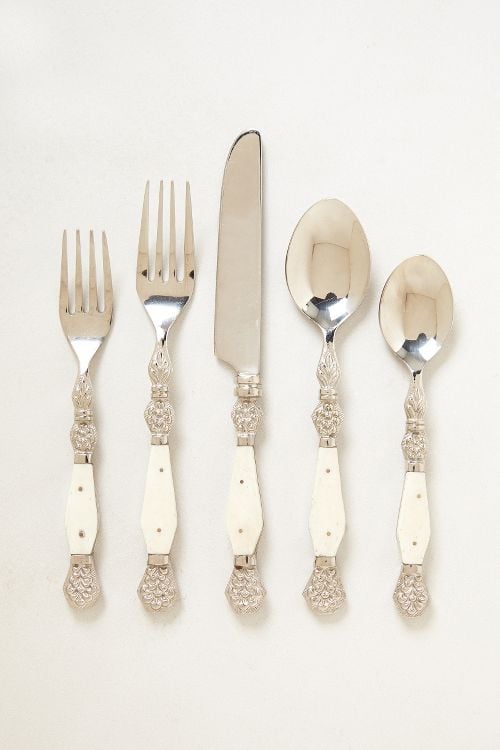 Resplendent Flatware White Anthropologie presidents day sale