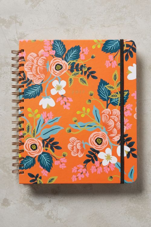Rifle Paper Co. Graceful Garden 2017 Planner Red Motif anthropologie presidents day sale