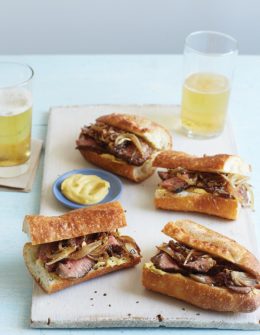 Learn how to make Sirloin Hoagies as seen in the The 4-Ingredient Diabetes Cookbook by Nancy Hughes
