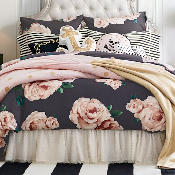 The Emily & Meritt Bed Of Roses Duvet Cover + Sham Emily & Meritt Collection for Pottery Barn Teen