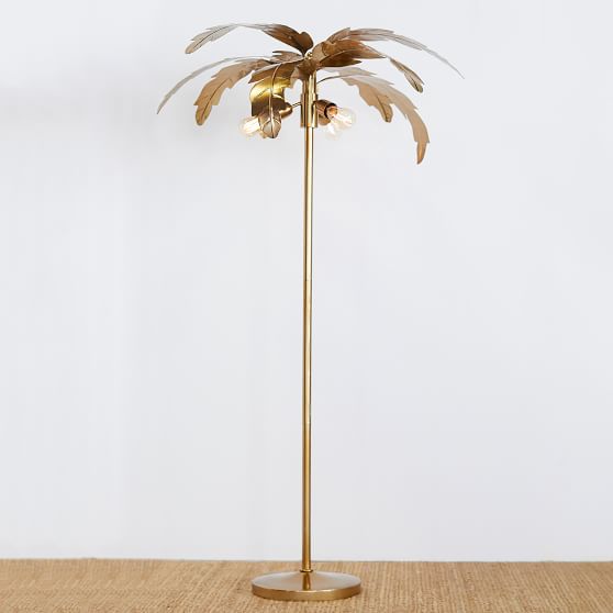 The Emily & Meritt Palm Floor Lamp Pottery Barn Teen emily & meritt collection for pottery barn teen