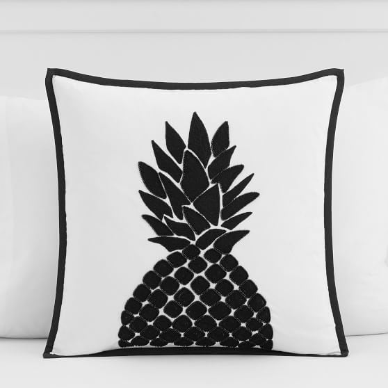 The Emily & Meritt Pineapple Pillow Cover Pottery Barn Teen 2017 Emily & Meritt Collection for Pottery Barn Teen