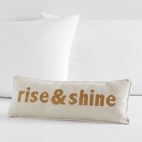The Emily & Meritt Rise And Shine Pillow Emily & Meritt Collection for Pottery Barn Teen
