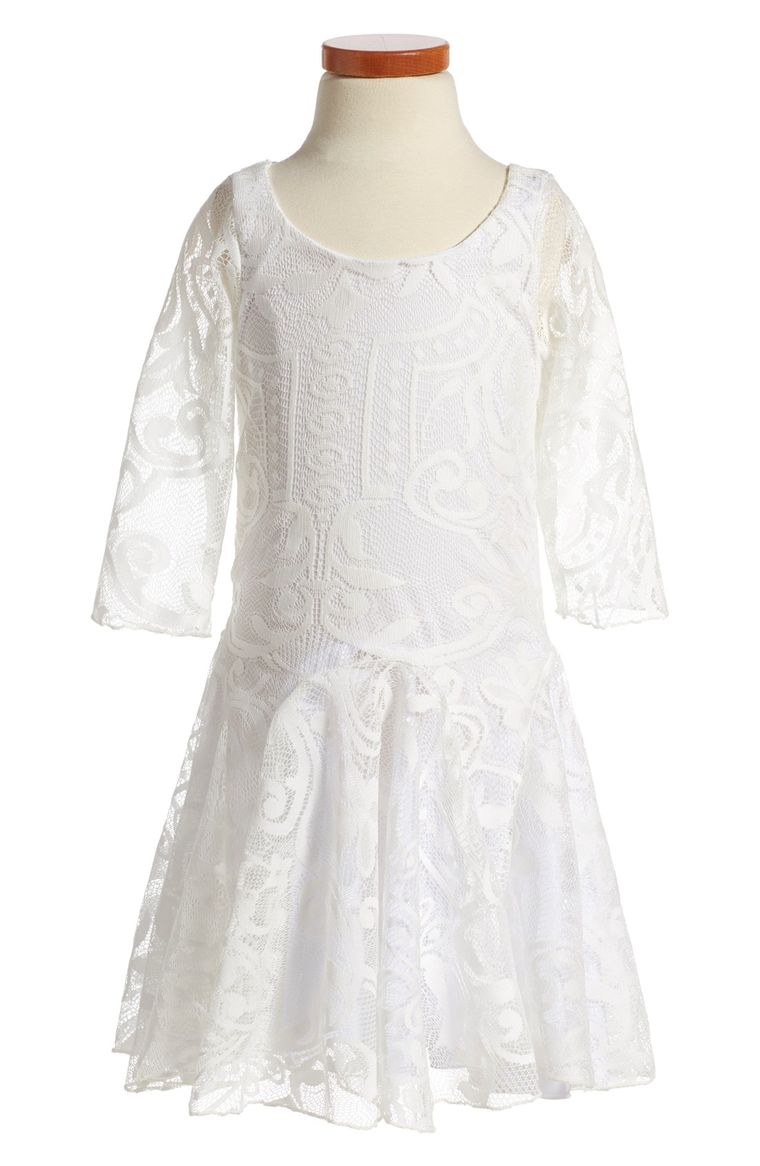 Twirls & Twigs Lace Skater Dress (Toddler Girls, Little Girls & Big Girls) White easter dresses for toddler girls 2017 style