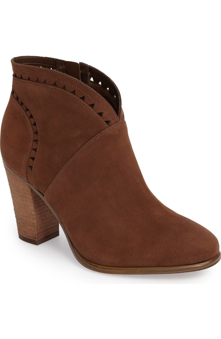Vince Camuto Fritan Bootie (Women) Coco Loco Nubuck Leather Nordstrom winter sale
