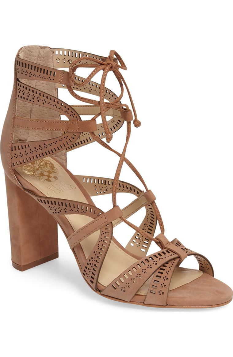 Vince Camuto Mindie Ghillie Sandal (Women) Beige nordstrom winter sale