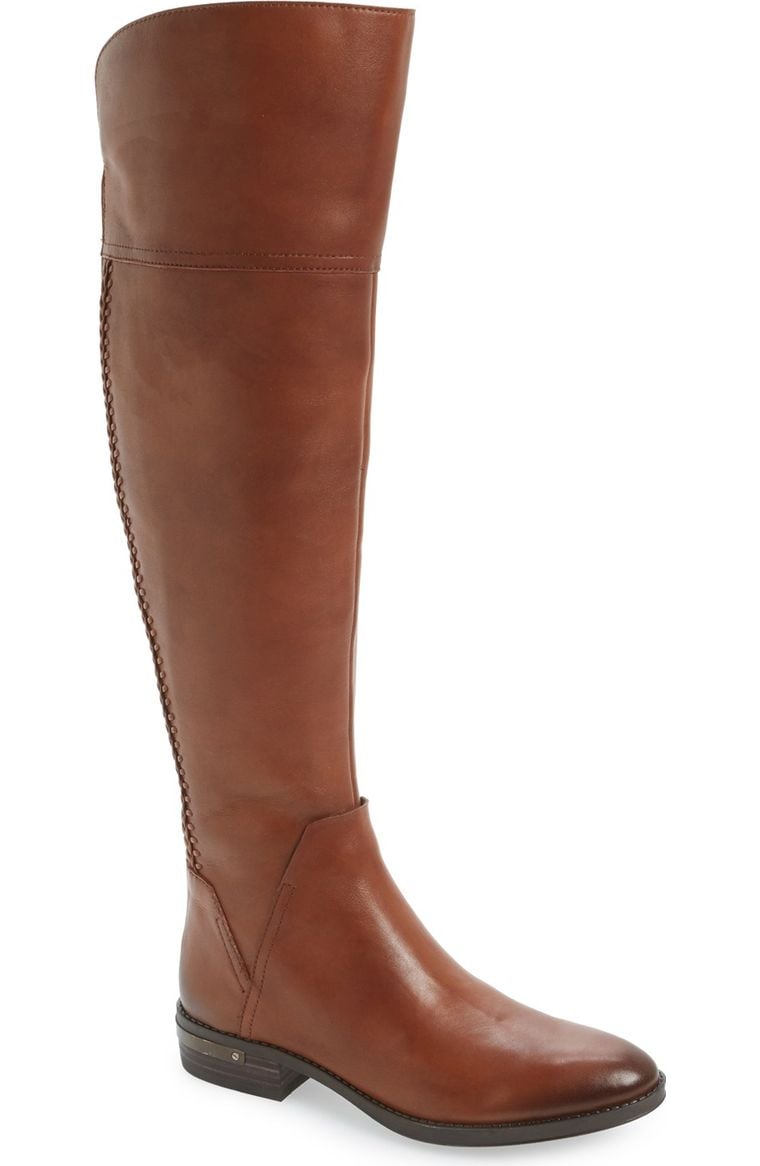 Vince Camuto 'Pedra' Over the Knee Boot (Women) Gingerbread Leather 2017 Nordstrom winter sale
