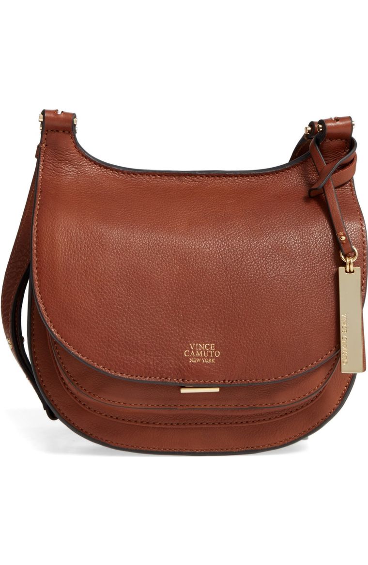 Vince Camuto 'Small Elyza' Crossbody Bag Brandy 2017 Nordstrom winter sale