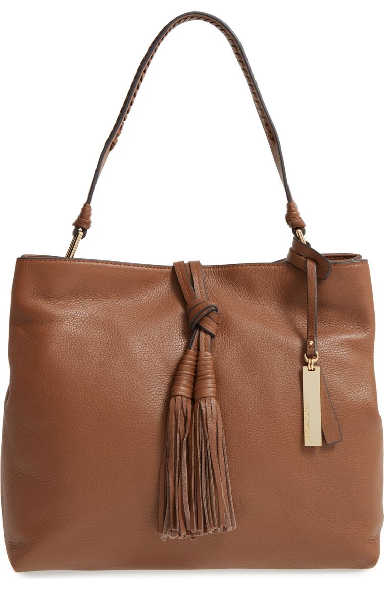Vince Camuto Taro Leather Hobo Bag Golden Brown Nordstrom winter sale